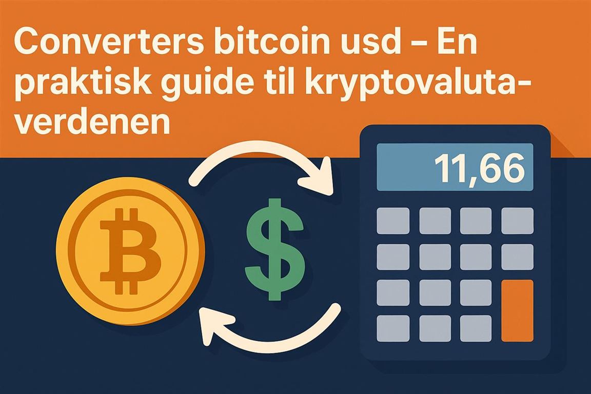 Converter bitcoin usd - En praktisk guide til kryptovaluta-verdenen
