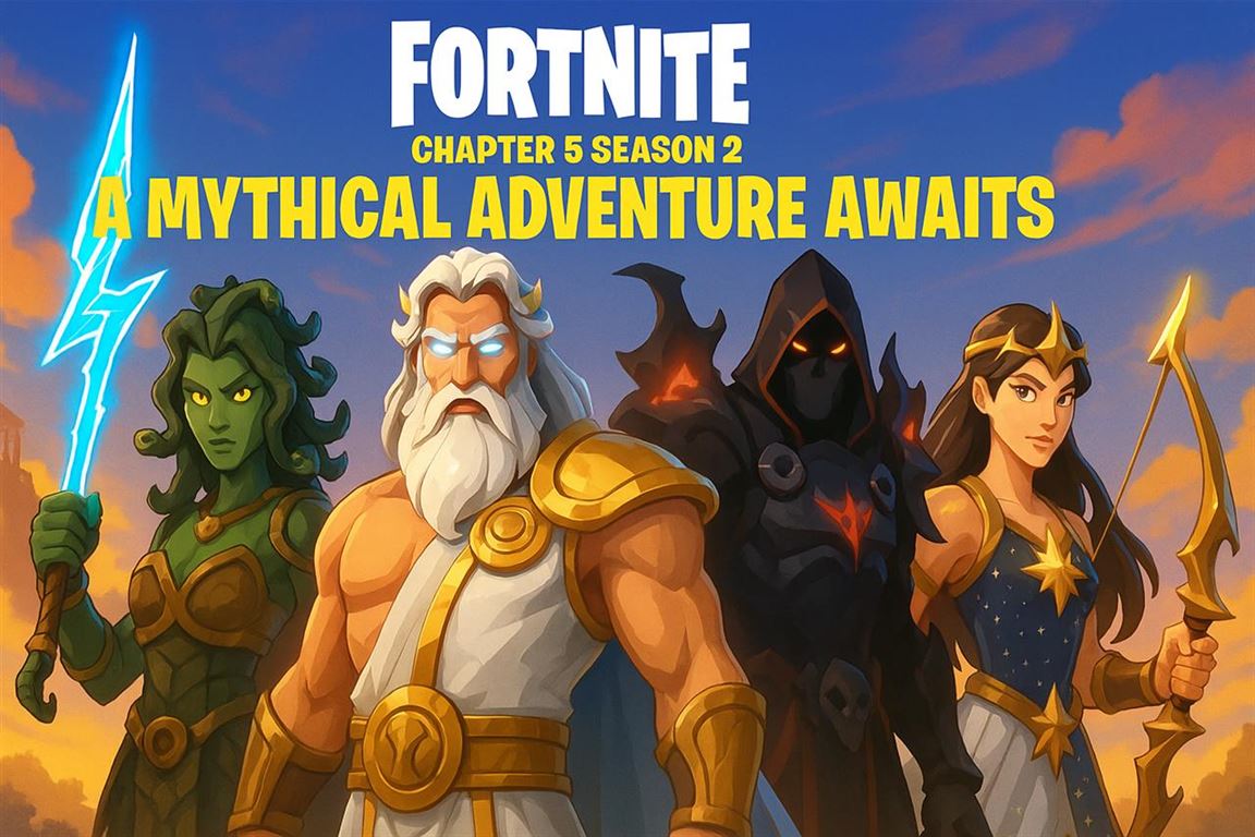 Fortnite chapter 5 season 2 - a mythical adventure awaits