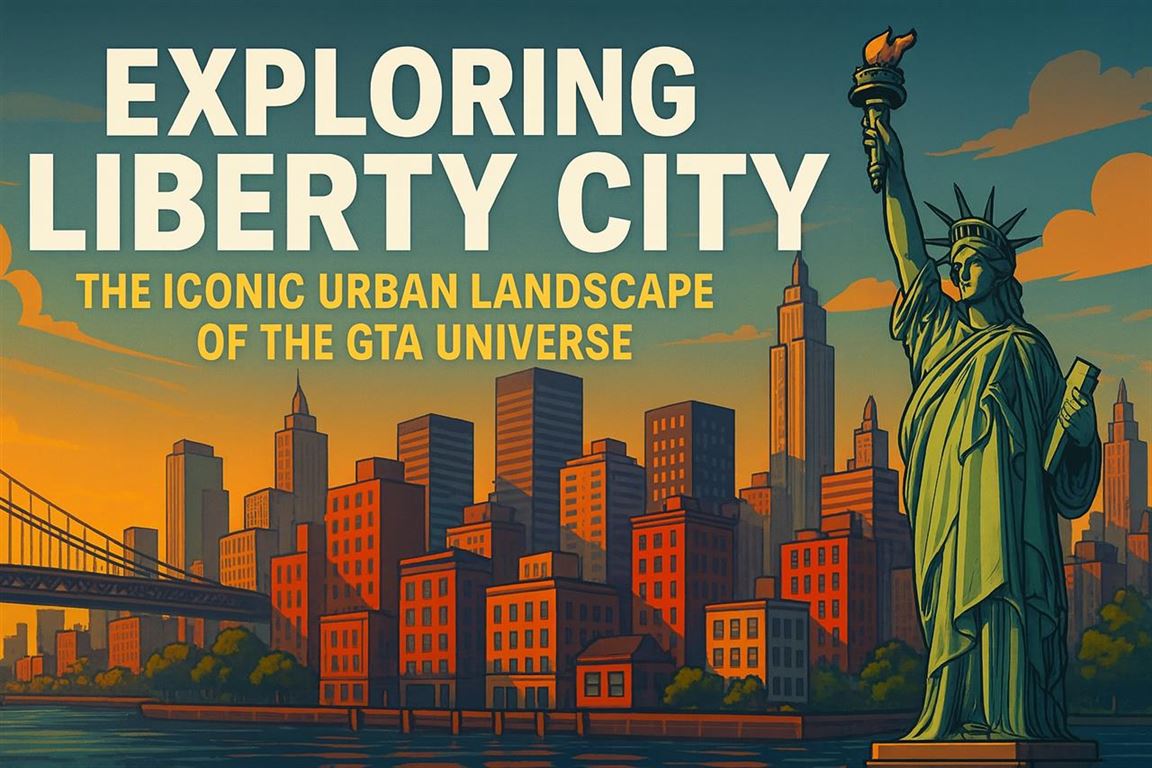 Exploring liberty city - the iconic urban landscape of the gta universe